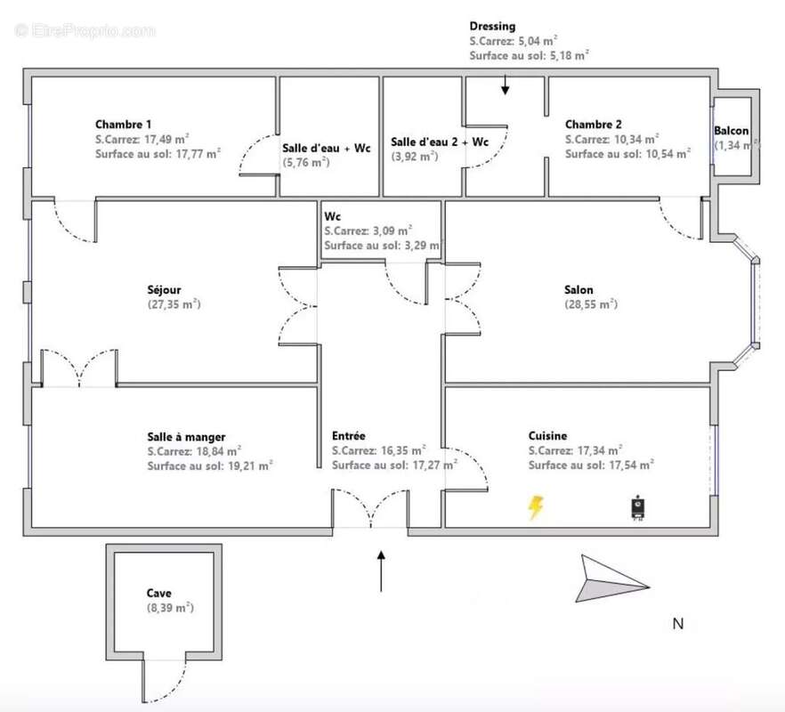 Appartement à PARIS-9E