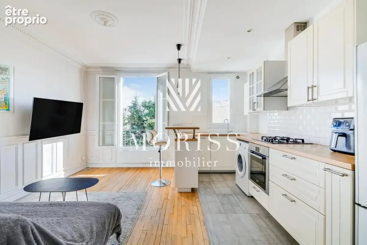 Levallois-perret -  square baudin - appartement 2 pieces 36m2 - photo 4