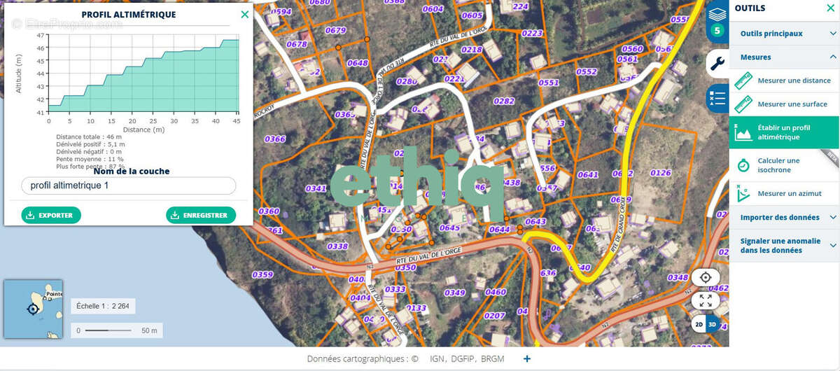 Terrain à VIEUX-HABITANTS