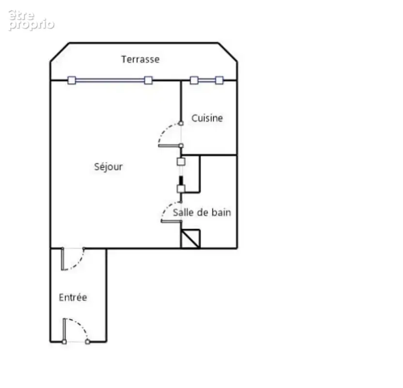 T1 de 33m² Ferney-Voltaire, avec parking/garage et parking ext - photo 17