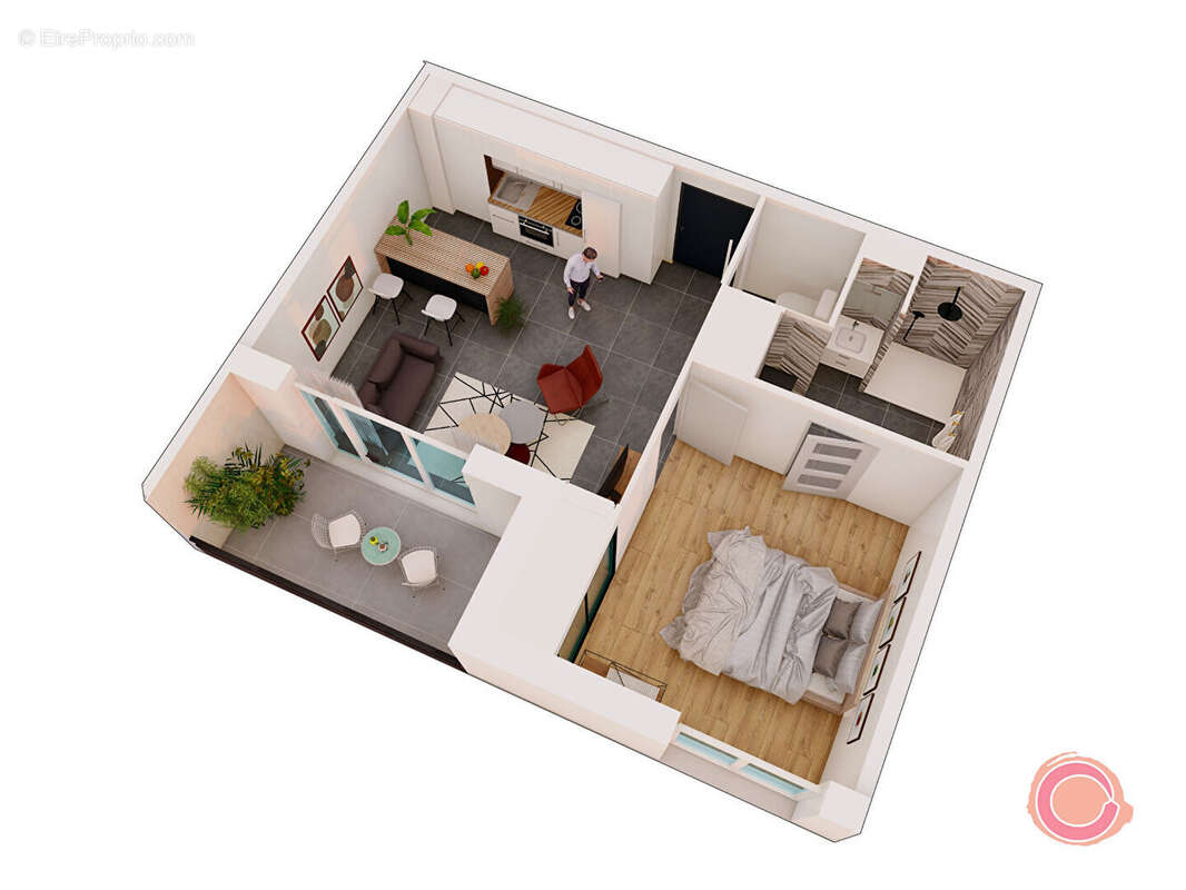 Appartement à LUC-LA-PRIMAUBE