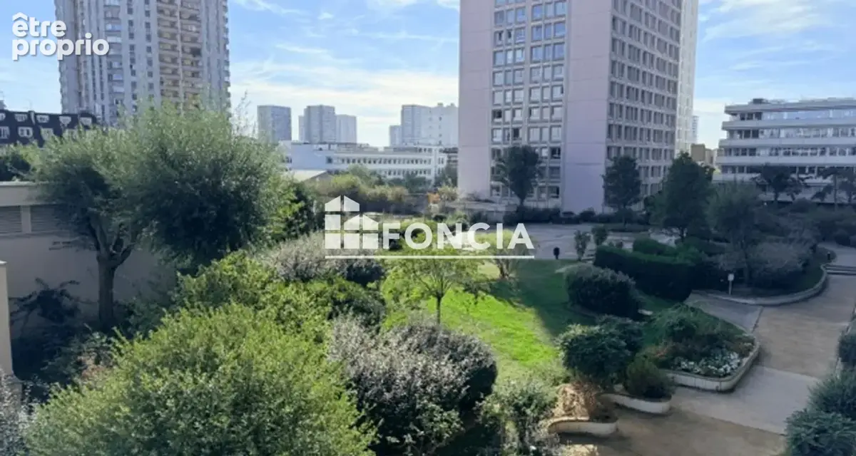 Place d'italie - studio avec grand balcon - vue degagee sur jardin - photo 9