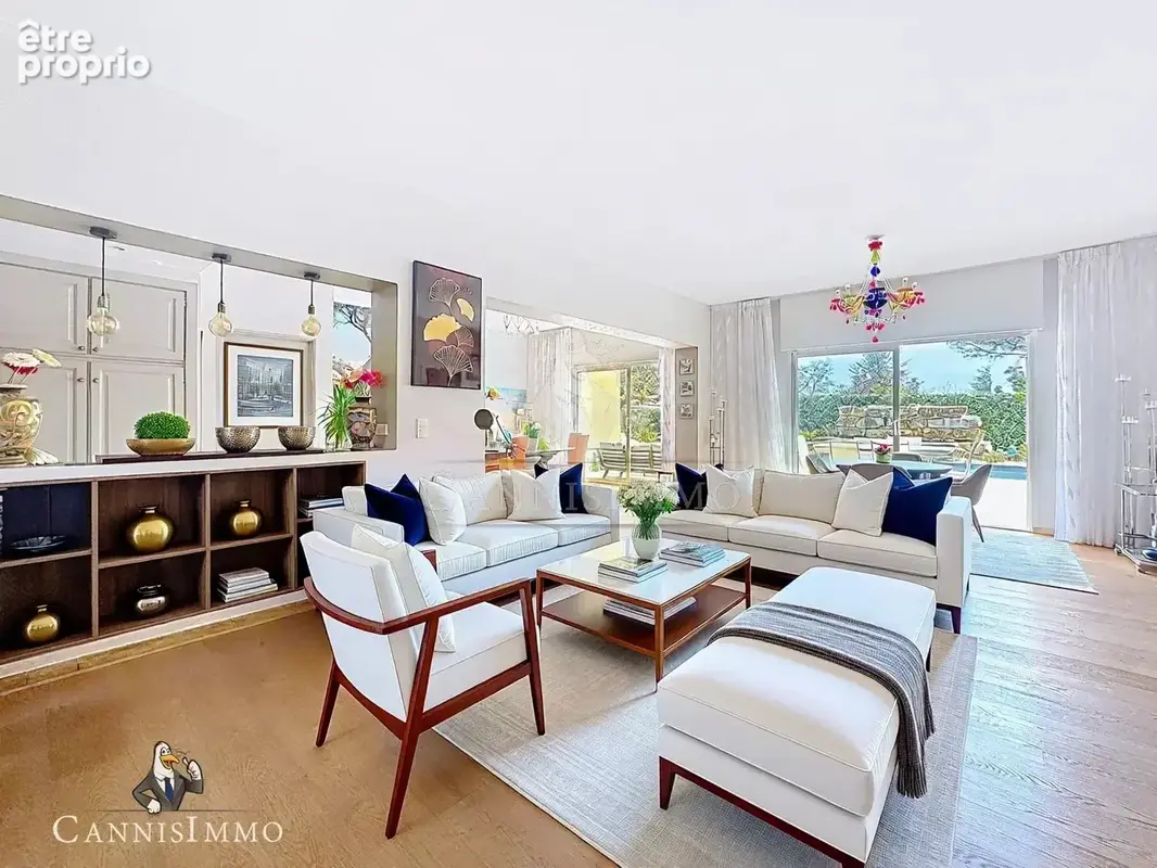 Saint cezaire residentiel  propriete plain-pied 7 pieces 203m2+2500m2 terrain plat+piscine pool house expo sud - photo 4