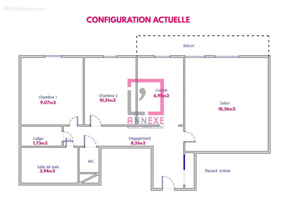 Appartement à FONTAINES-SUR-SAONE