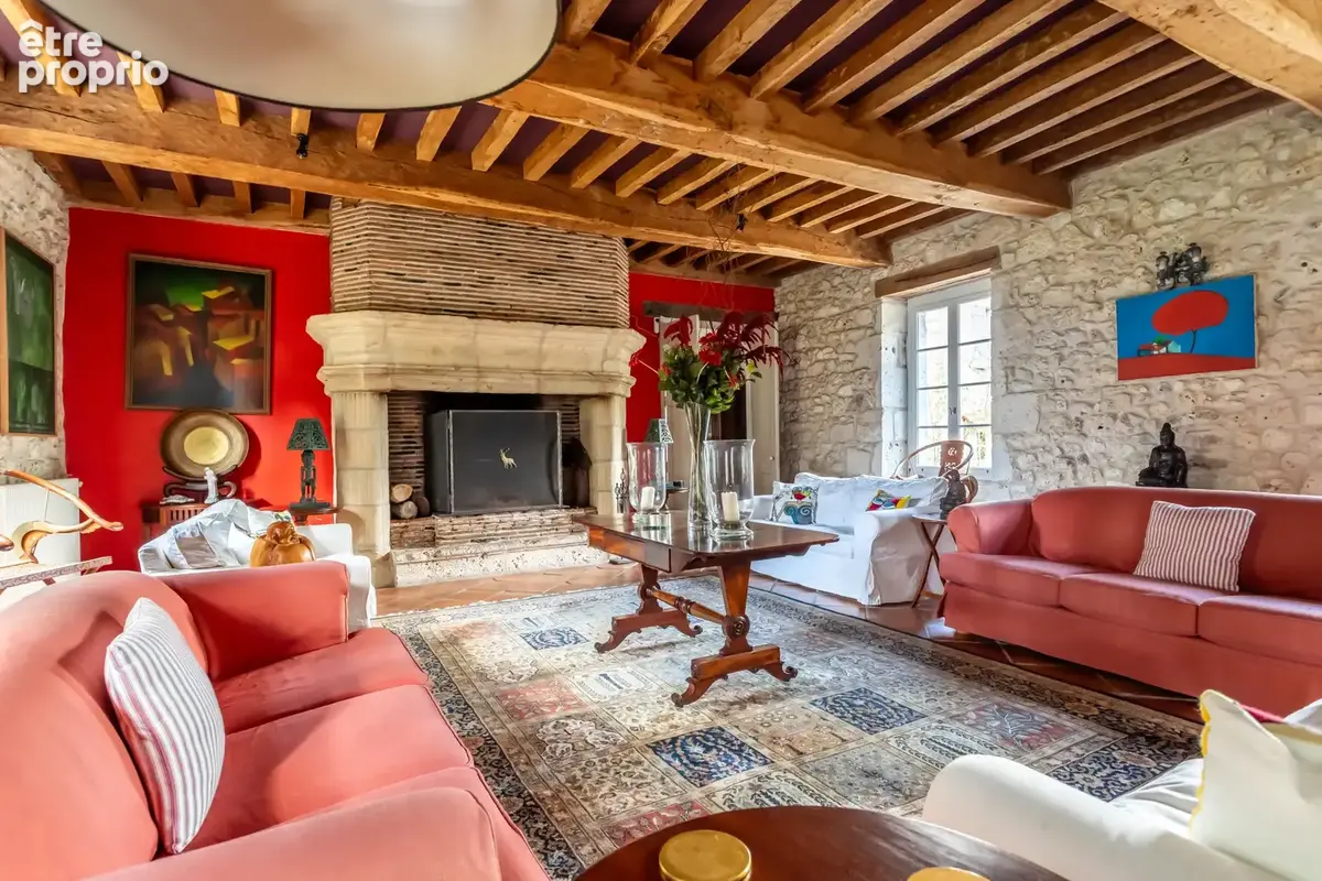 Château avec annexes, piscine, court de tennis et garages - photo 49