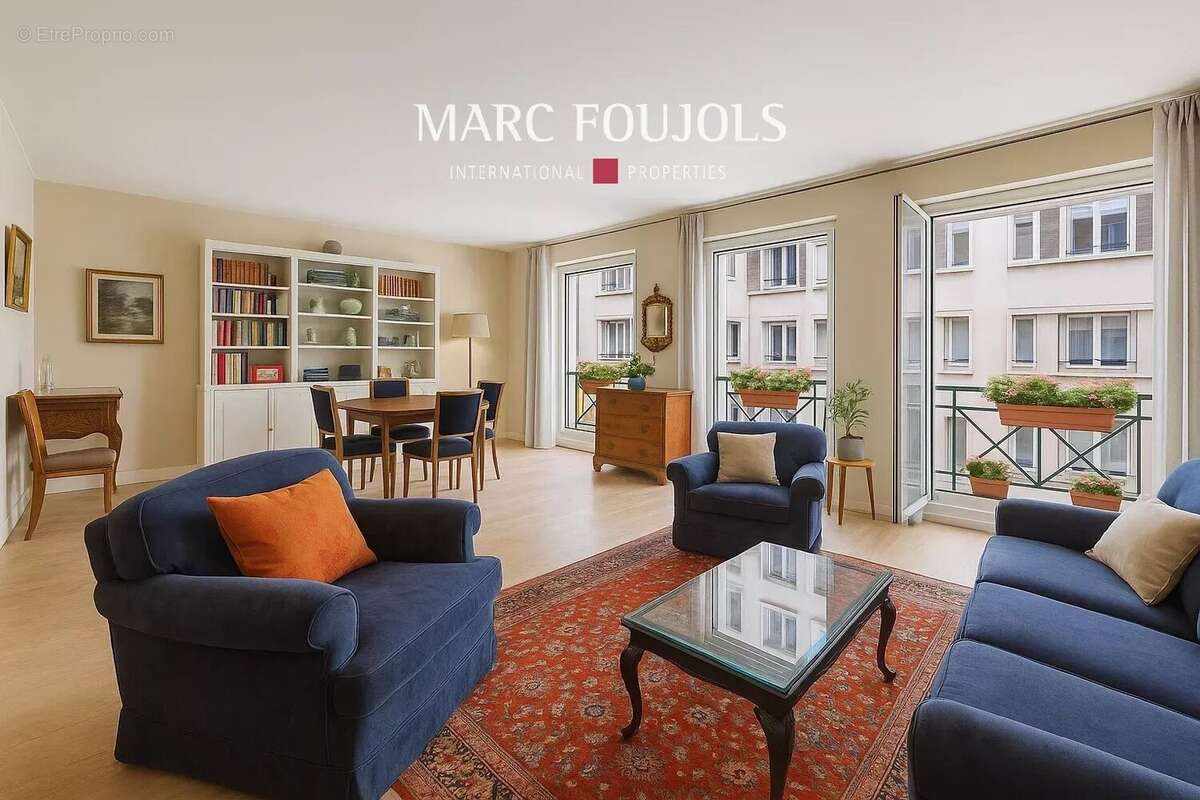 PARIS 16 Passy appartement de 85 m² au 4ème étage balcon, parking - photo 3