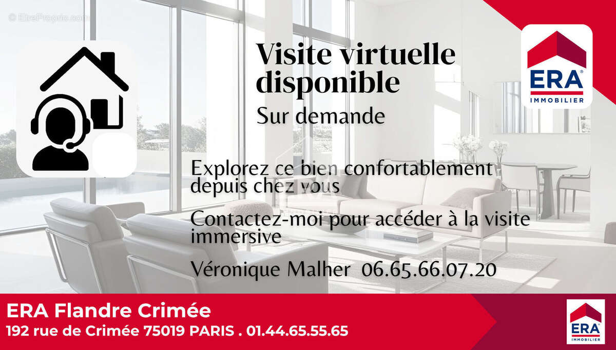 Appartement à PARIS-19E