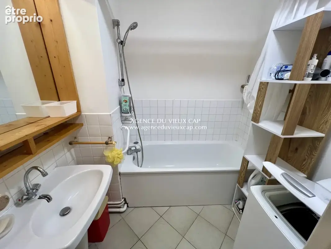 Achat cap d'agde secteur vieux port / falaises spacieux t3 en rdc vue jardin avec parking prive - photo 12