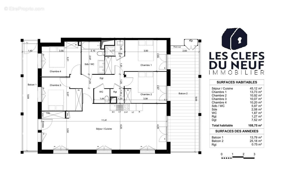 Appartement à TOULOUSE