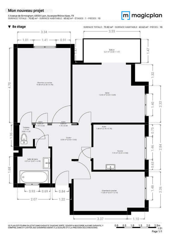 Appartement à LYON-4E