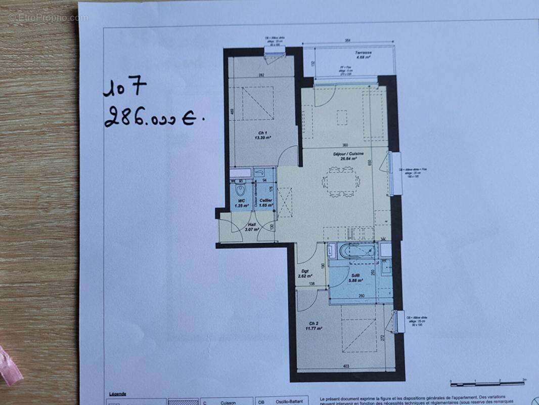 Appartement à TEMPLEUVE