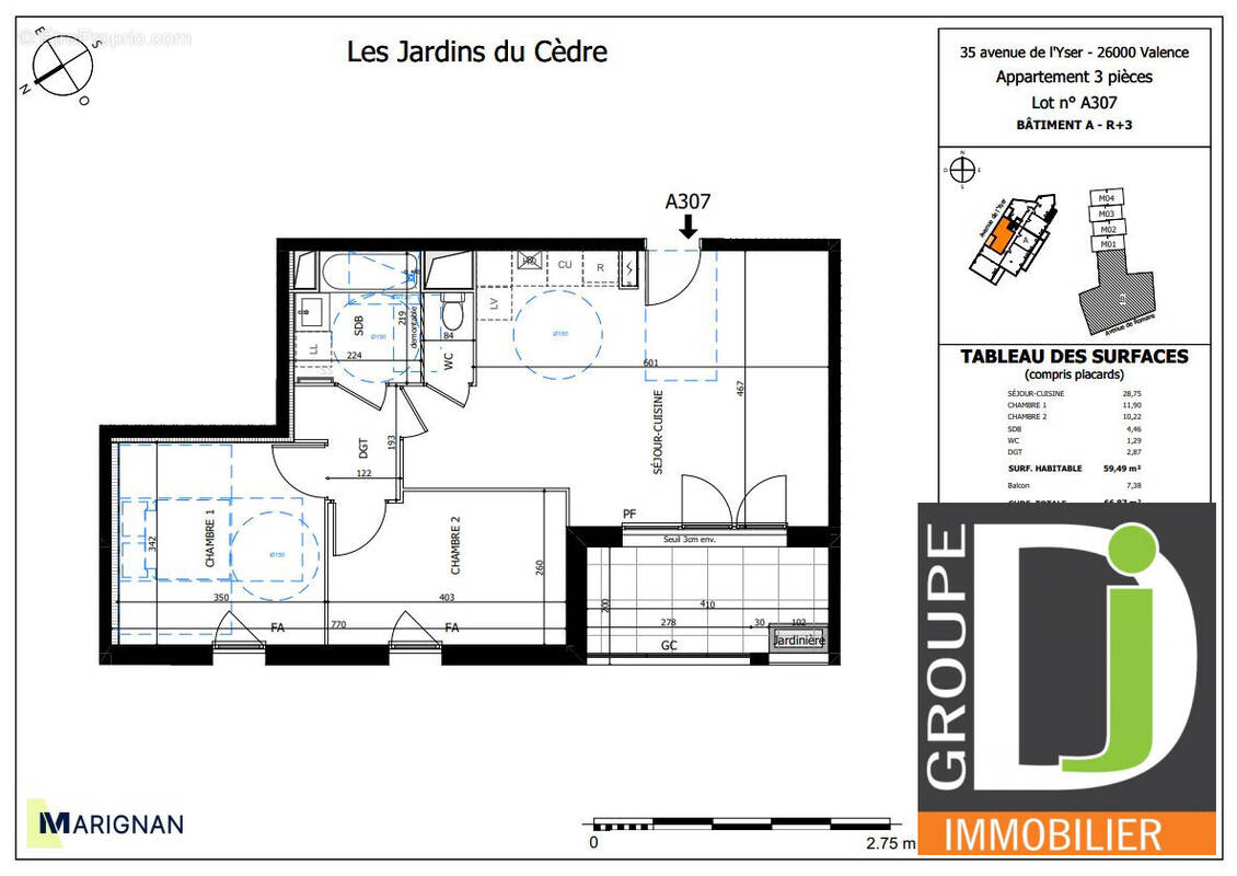 Appartement à VALENCE