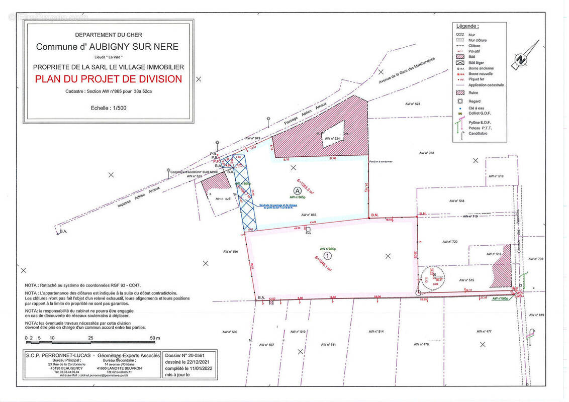 Terrain à AUBIGNY-SUR-NERE