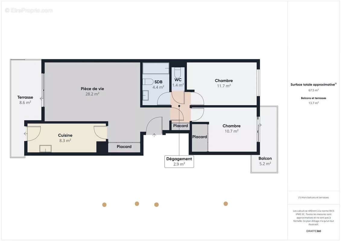 Appartement à MENTON