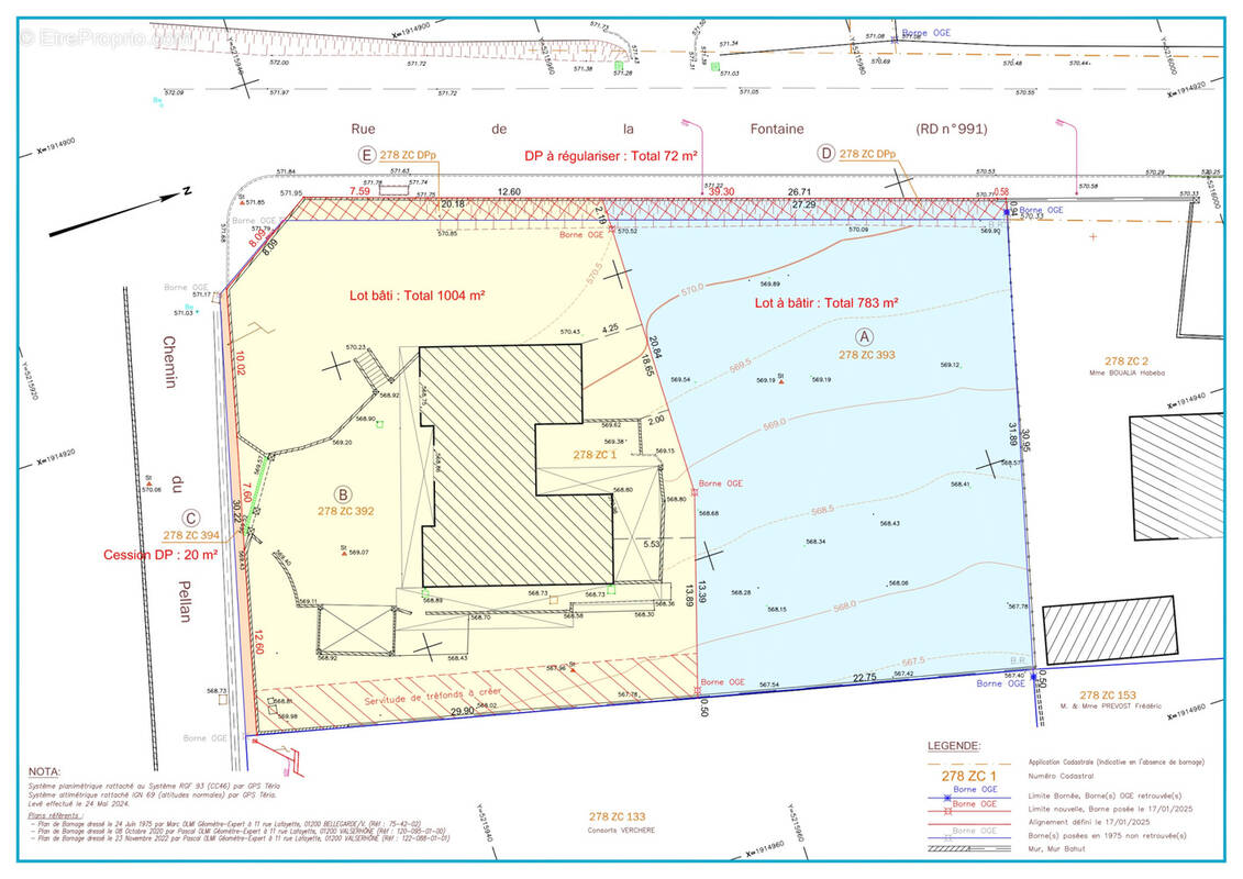 Terrain à BELLEGARDE-SUR-VALSERINE