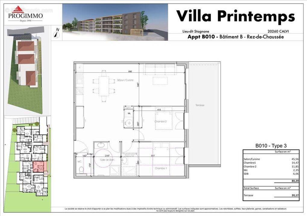 Appartement à CALVI