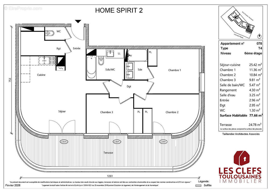 Appartement à TOULOUSE
