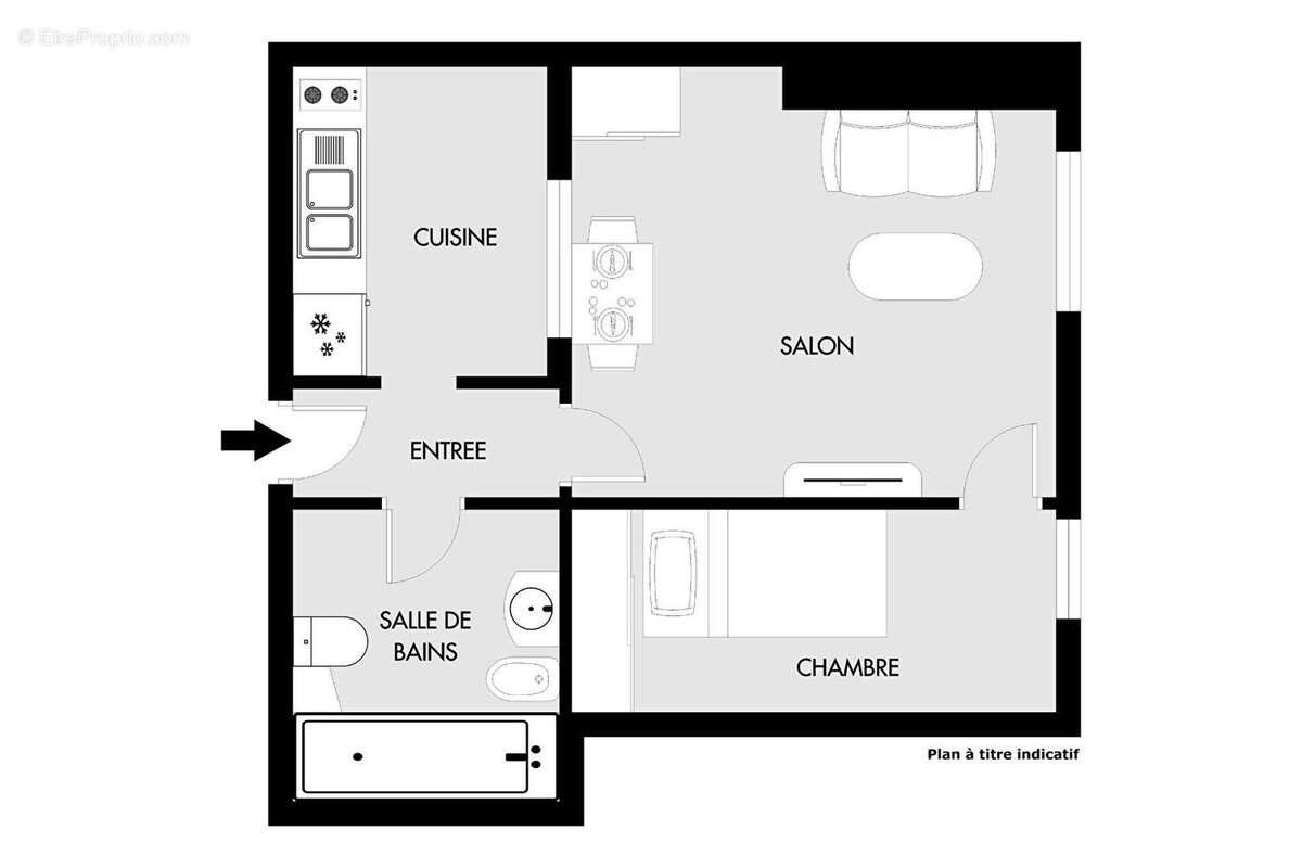 Appartement à PARIS-19E