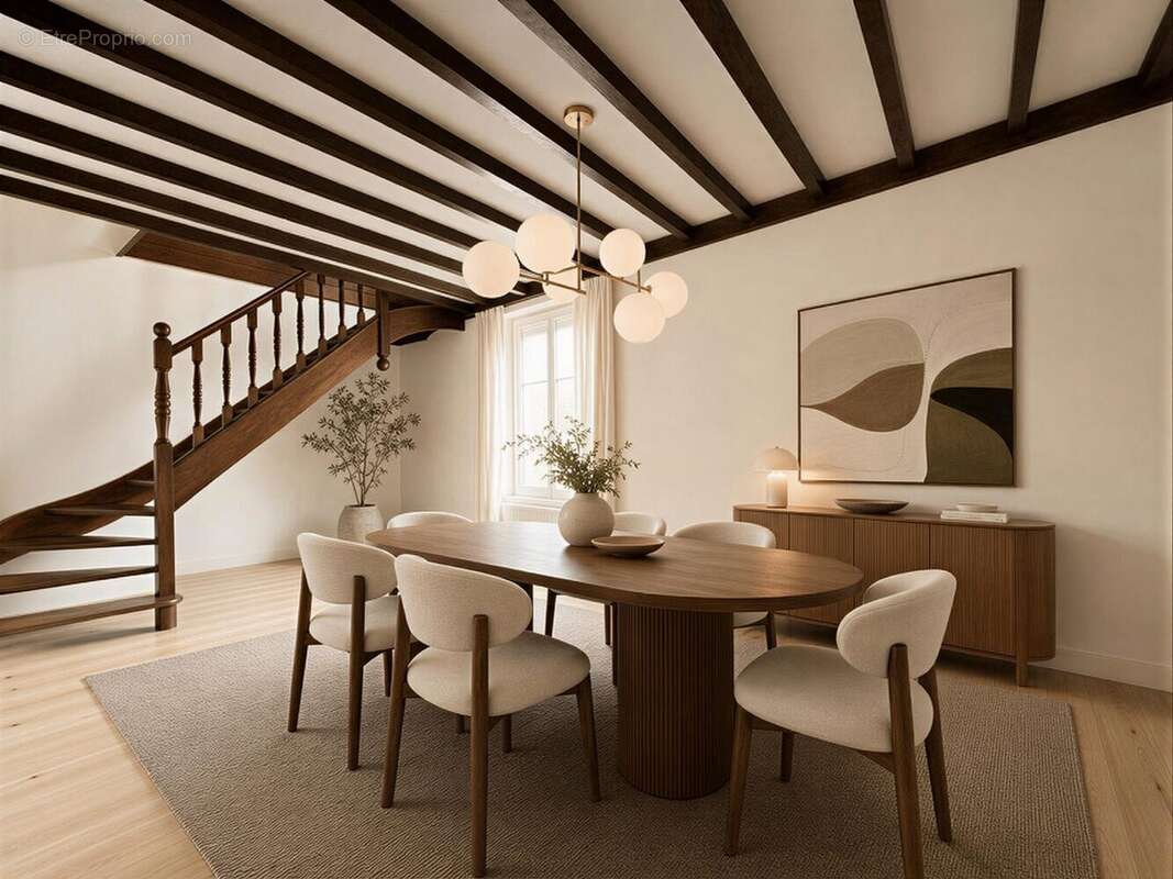 Image générée par l'IA - Maison à SAINT-GENEST-LERPT