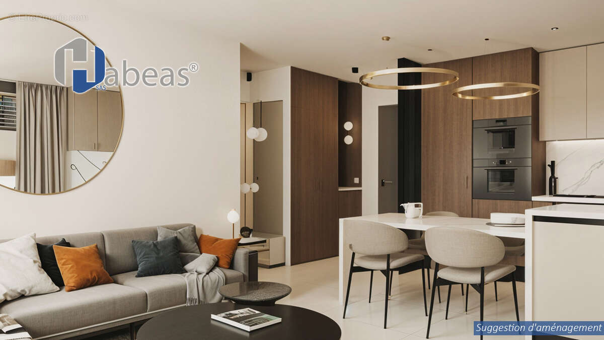 Appartement T3 de 62 m² avec Terrasse de 21.15 m² et deux parkings - photo 3