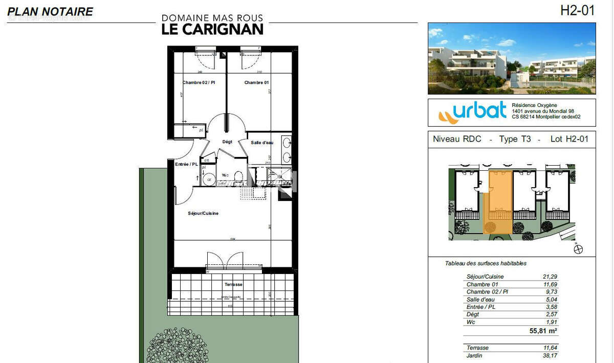 Porte d'espagne - t3 rez de jardin + parking - photo 4