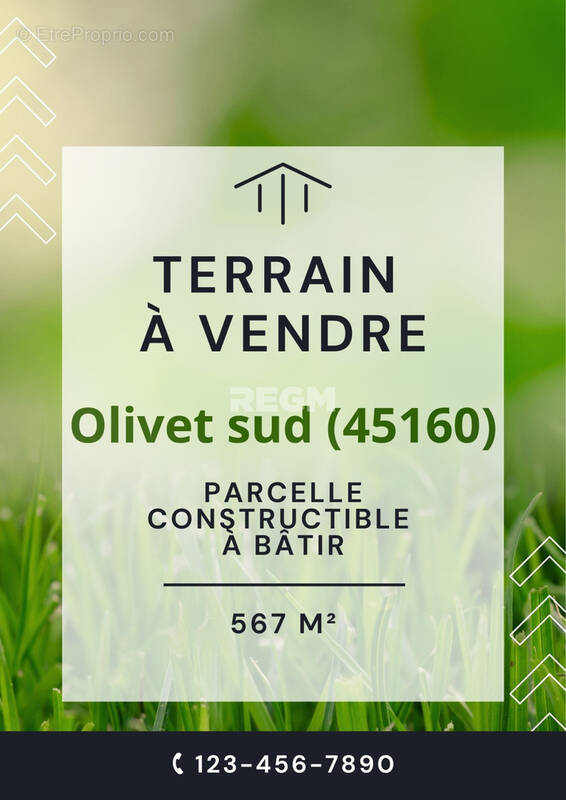 Terrain à OLIVET