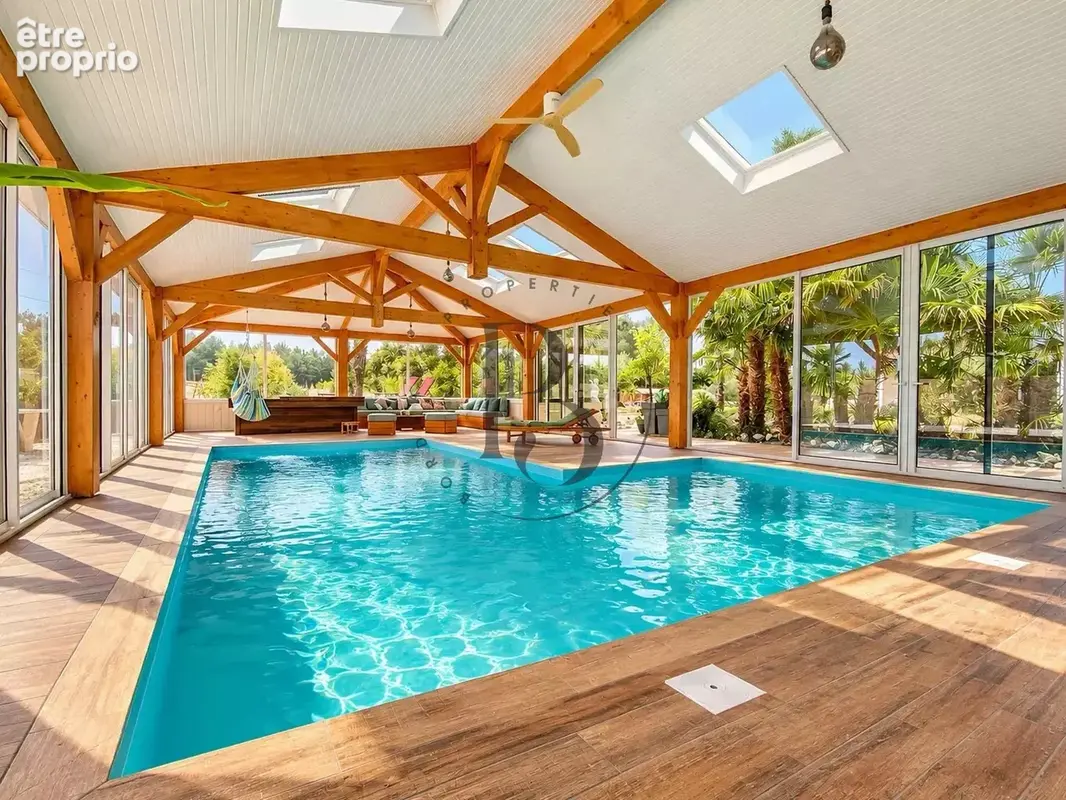 Parentis-en-born - maison 230m2, 250m2 de dependances, piscine, parc arboré et etang - photo 3