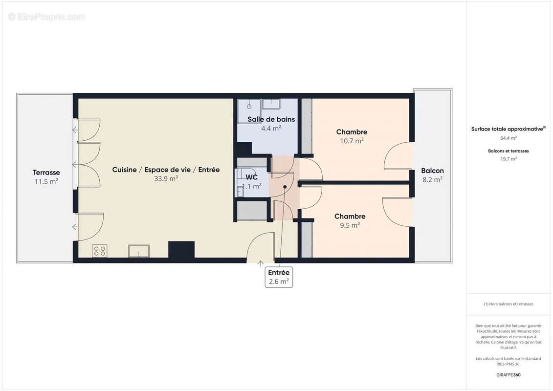 Appartement à RUEIL-MALMAISON