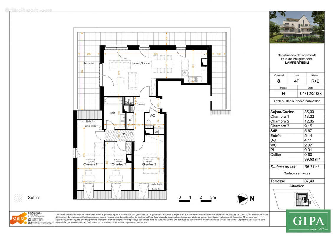 Appartement à LAMPERTHEIM