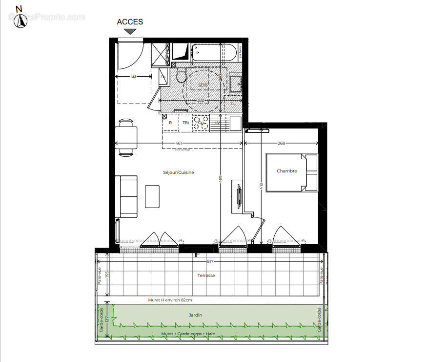 Appartement à LE PLESSIS-ROBINSON
