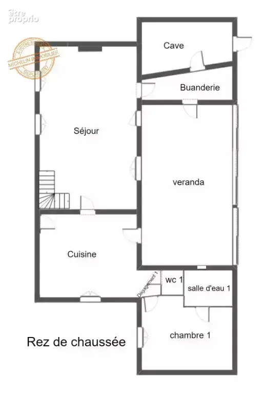 Maison 5 chambres - terrain avec piscine - photo 13