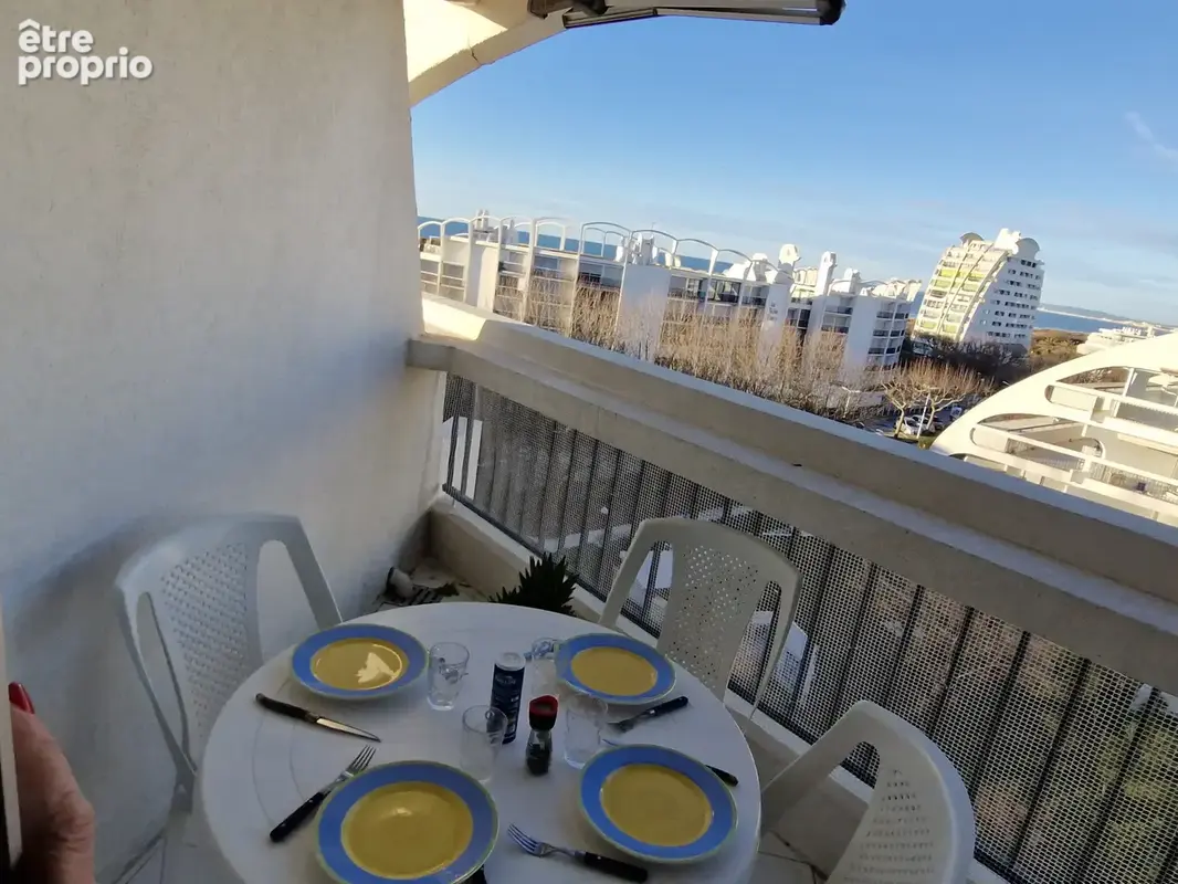 Studio cabine avec parking dernier etage vue sur mer - photo 7