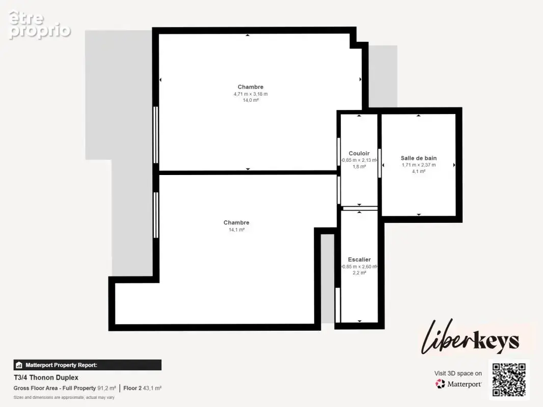 Appartement T3 en Duplex avec Bureau – Thonon-les-Bains - photo 9