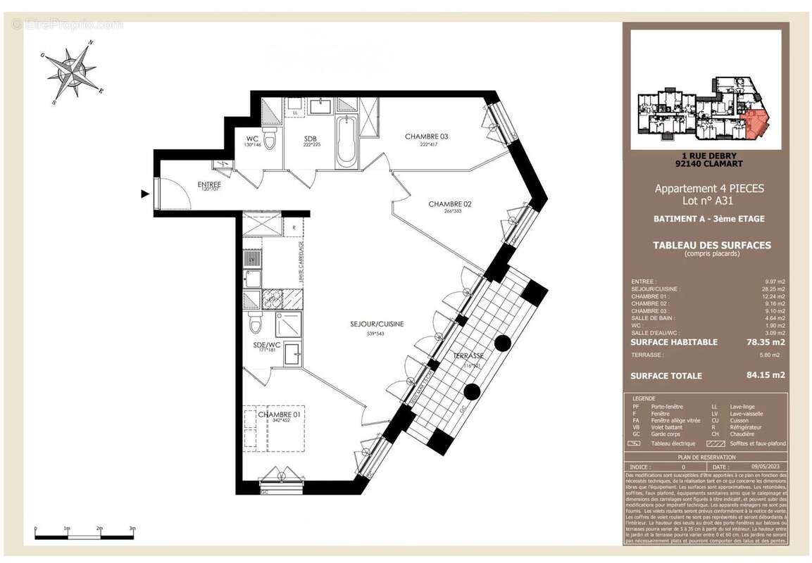 Appartement à CLAMART