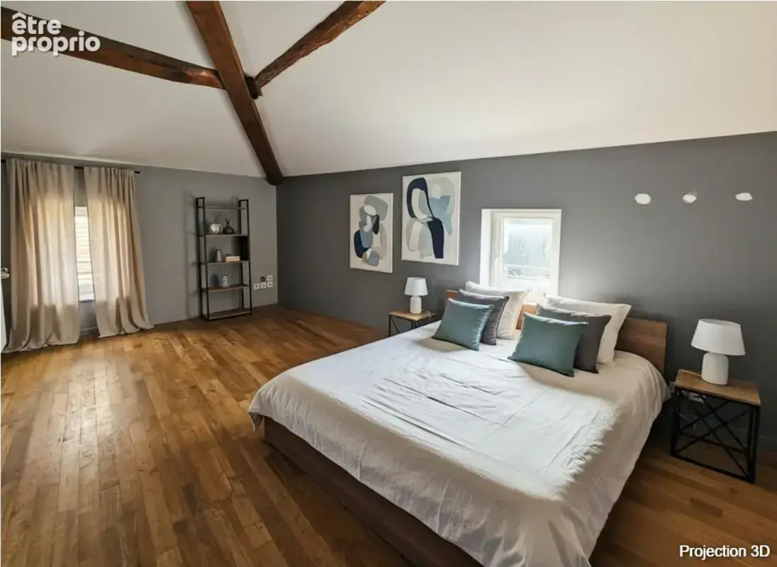 Maison 176 m² habitables - jardin - cour - grange  CHAURIAT (63) - photo 13