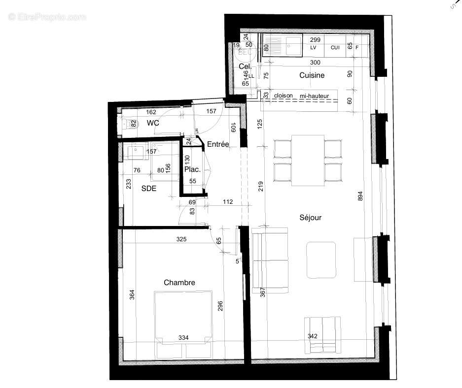 Appartement à DEAUVILLE