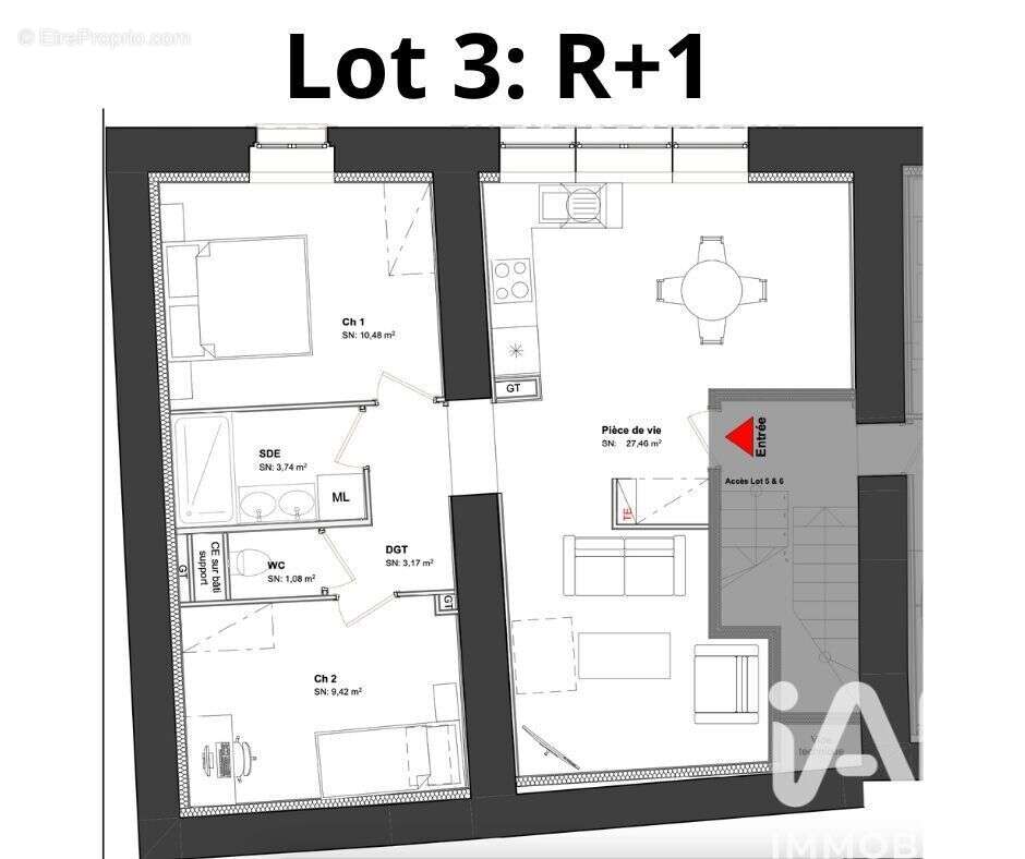 Photo 2 - Appartement à VAULX-MILIEU