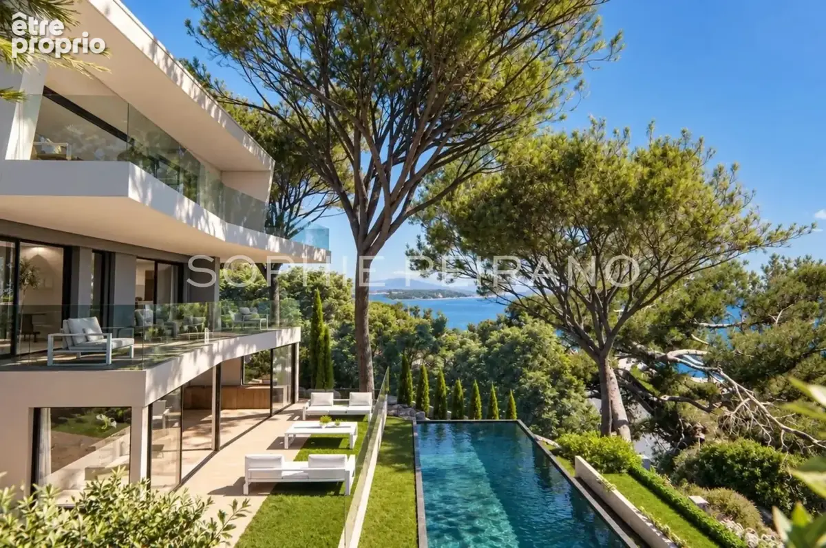 Cap d’antibes — villa contemporaine face à la mer - photo 1