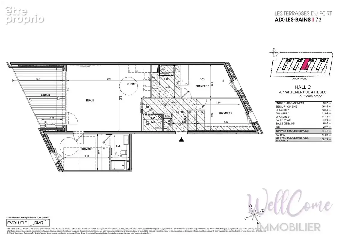 VEFA - Appartement T4 de 94m² avec garage double et cellier à Aix-Les-Bains ! - photo 4