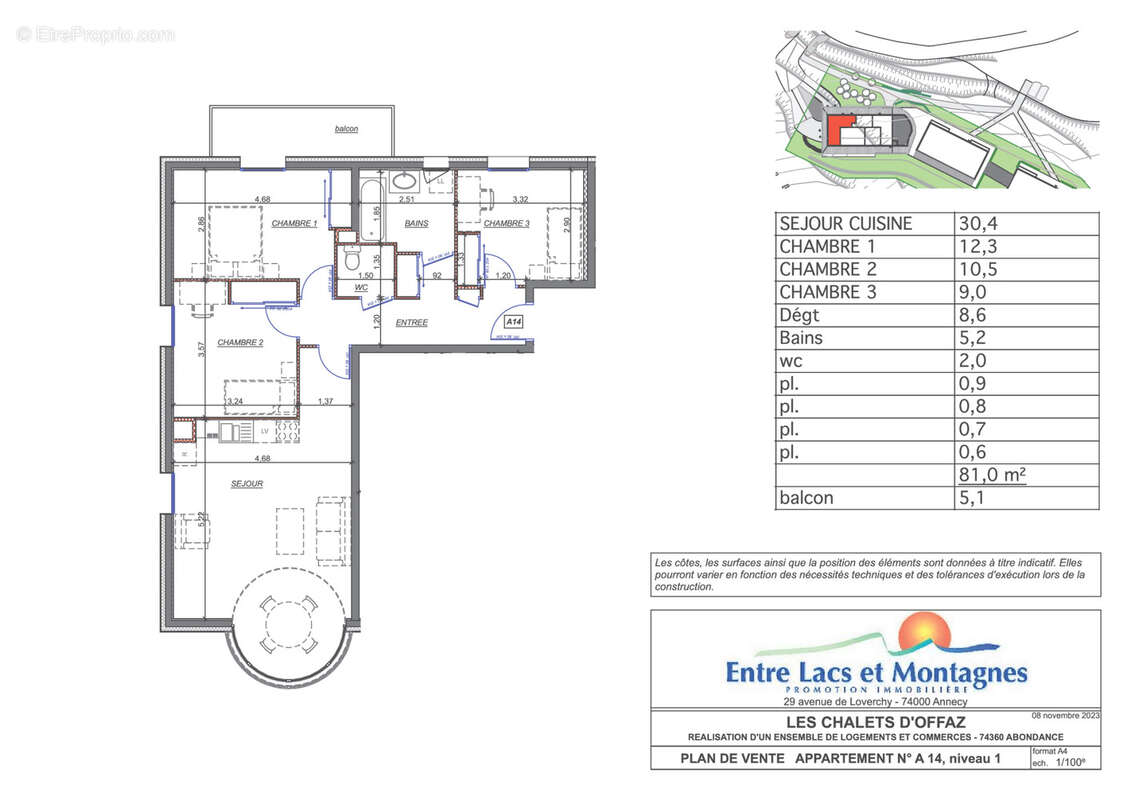 Appartement à ABONDANCE