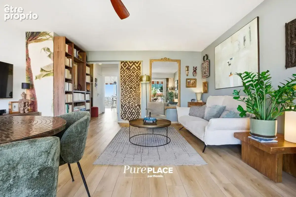 Nice Libération, 3 pièces 74 m², dernier étage, terrasses, parking - photo 5