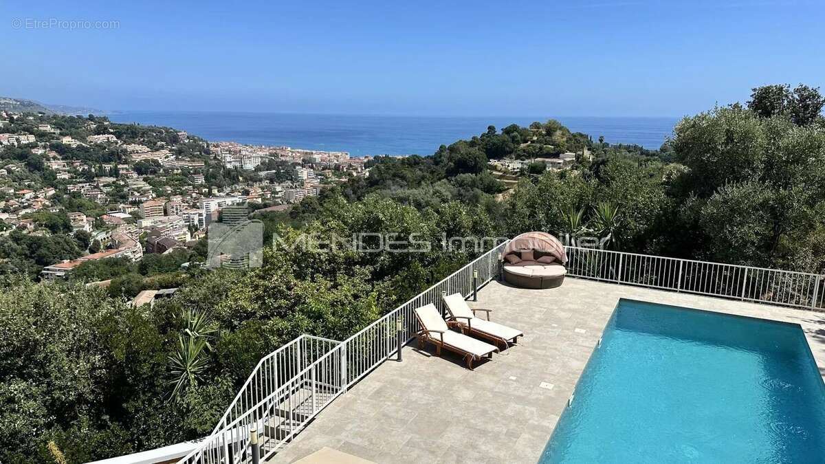 Vue mer panoramiques - villa menton - - photo 16