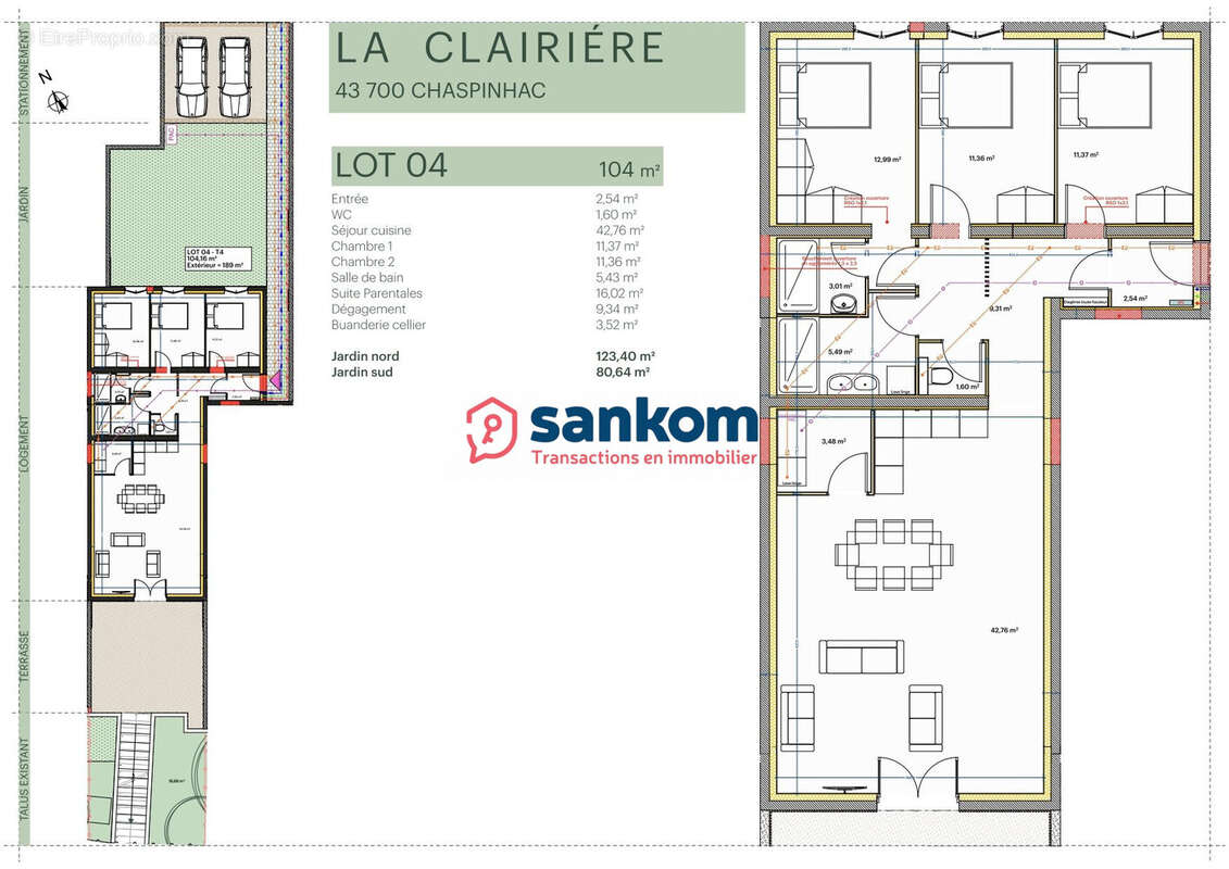 Maison 104 m² à Chaspinhac  - photo 6