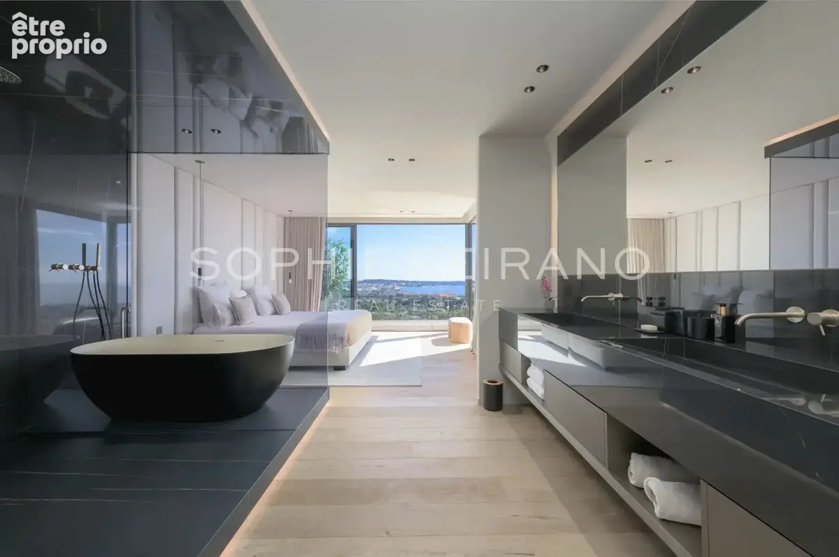 Villa d'architecte contemporaine avec vue mer panoramique - photo 11