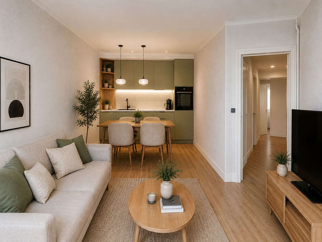 Appartement 2 pieces 33,19 m2 - boucicaut - calme et lumineux - photo 2
