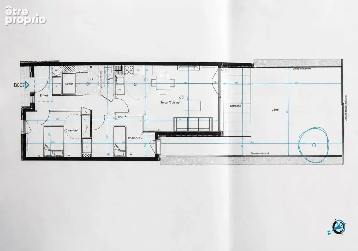 Appartement 3 pièces de 59 m² à Montreuil - photo 8