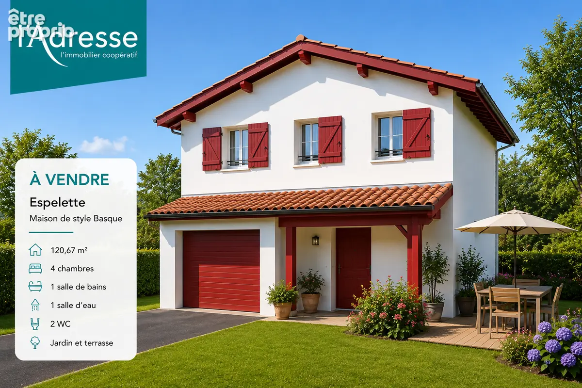 Photo Maison à Espelette au prix de 470 000€