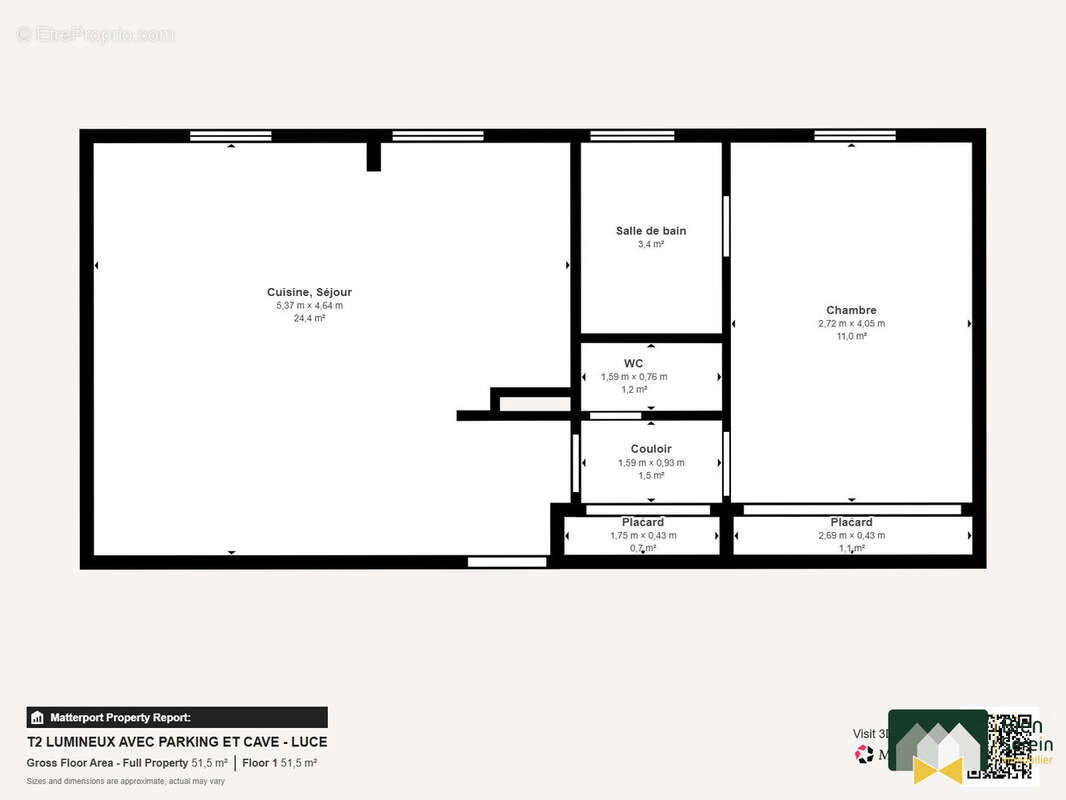Appartement à LUCE