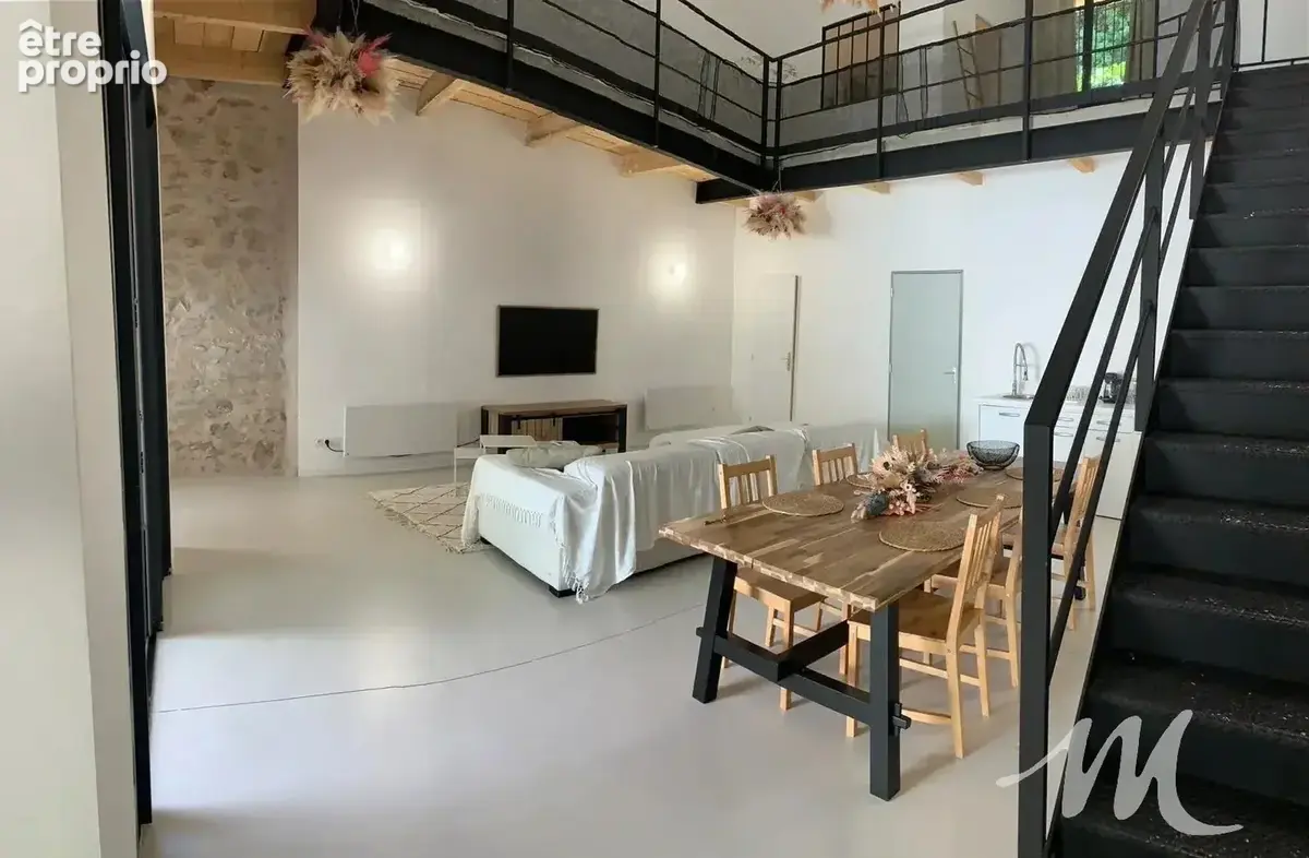 Barjols - maison atypique en pierre esprit loft - photo 4