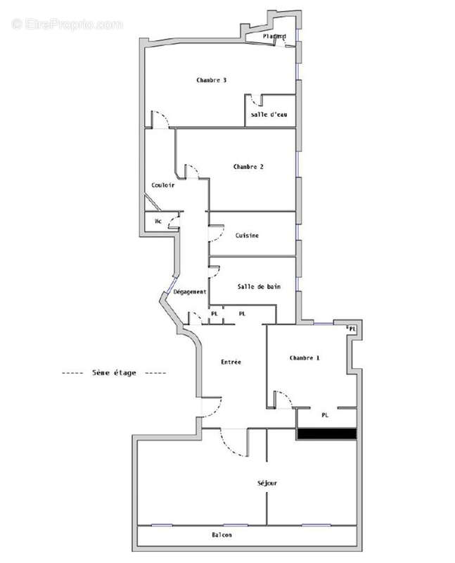Appartement à PARIS-17E